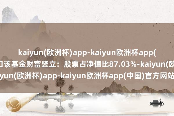 kaiyun(欧洲杯)app-kaiyun欧洲杯app(中国)官方网站-登录入口该基金财富竖立：股票占净值比87.03%-kaiyun(欧洲杯)app-kaiyun欧洲杯app(中国)官方网站-登录入口