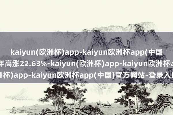 kaiyun(欧洲杯)app-kaiyun欧洲杯app(中国)官方网站-登录入口近1年高涨22.63%-kaiyun(欧洲杯)app-kaiyun欧洲杯app(中国)官方网站-登录入口