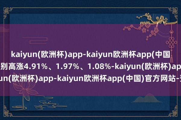 kaiyun(欧洲杯)app-kaiyun欧洲杯app(中国)官方网站-登录入口辞别高涨4.91%、1.97%、1.08%-kaiyun(欧洲杯)app-kaiyun欧洲杯app(中国)官方网站-登录入口