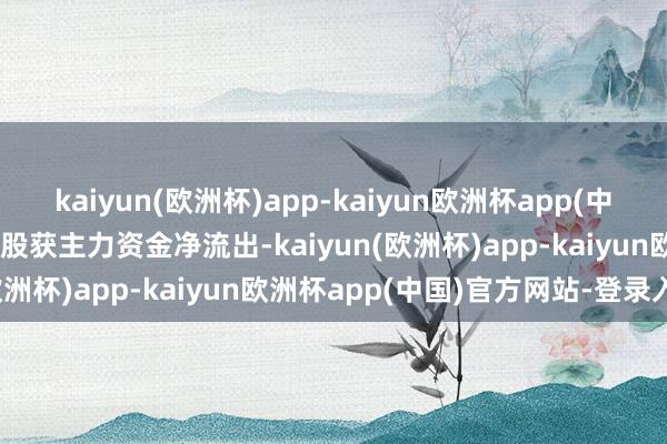 kaiyun(欧洲杯)app-kaiyun欧洲杯app(中国)官方网站-登录入口51股获主力资金净流出-kaiyun(欧洲杯)app-kaiyun欧洲杯app(中国)官方网站-登录入口