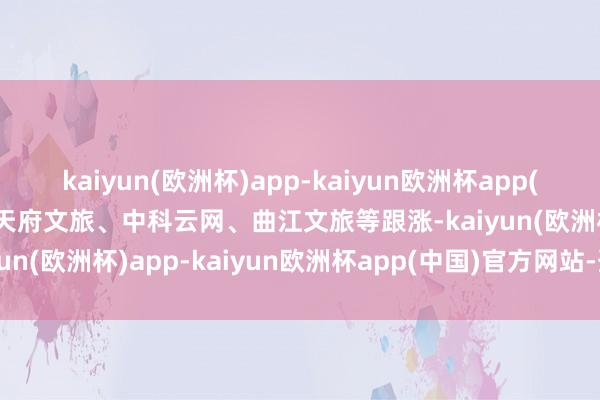 kaiyun(欧洲杯)app-kaiyun欧洲杯app(中国)官方网站-登录入口天府文旅、中科云网、曲江文旅等跟涨-kaiyun(欧洲杯)app-kaiyun欧洲杯app(中国)官方网站-登录入口