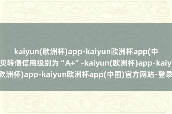 kaiyun(欧洲杯)app-kaiyun欧洲杯app(中国)官方网站-登录入口中贝转债信用级别为“A+”-kaiyun(欧洲杯)app-kaiyun欧洲杯app(中国)官方网站-登录入口